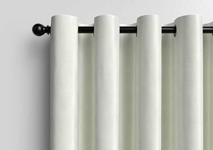 Akoya Faux Silk, Lustre White - Made to Measure Curtains - Image 12